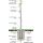 Clear Anodized - Architectural Series 25 ft. Pole - 25 ft. Pole - 6 in. Butt Dia. - 1-Piece Flagpole