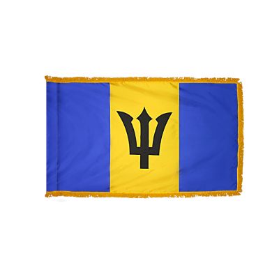 3ft. x 5ft. Barbados Flag for Parades & Display with Fringe