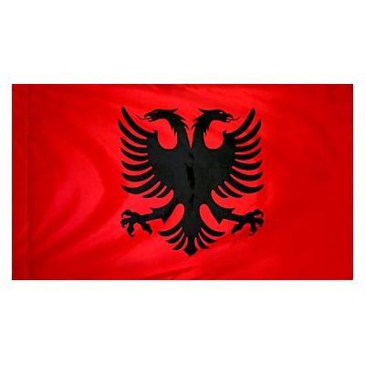 2ft. x 3ft. Albania Flag for Indoor Display
