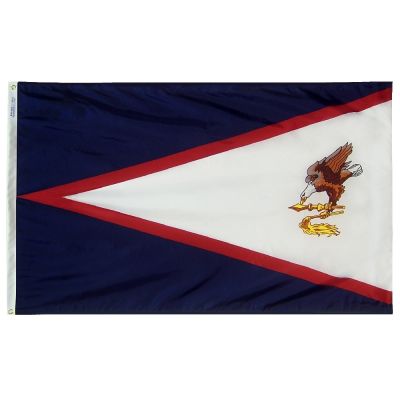2ft. x 3ft. American Samoa Flag with Canvas Header