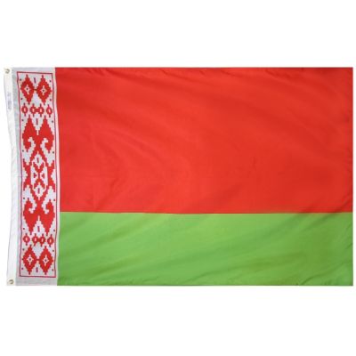 2ft. x 3ft. Belarus Flag with Canvas Header