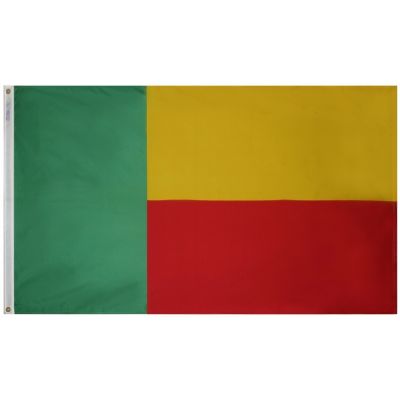 4ft. x 6ft. Benin Flag with Brass Grommets