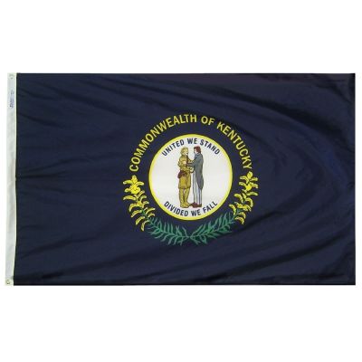 4ft. x 6ft. Kentucky Flag w/ Line Snap & Ring