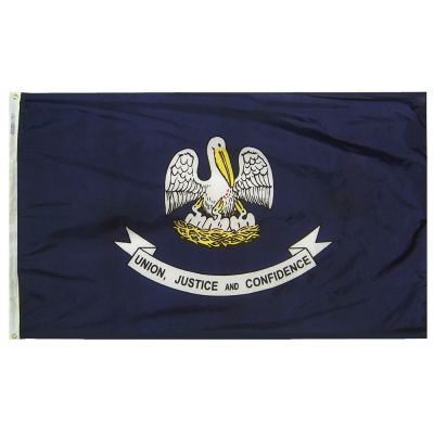 4ft. x 6ft. Louisiana Flag with Brass Grommets