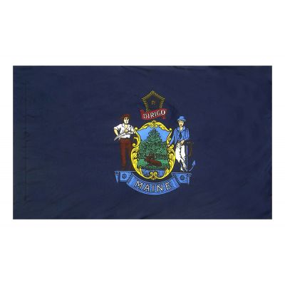 4ft. x 6ft. Maine Flag for Parades & Display