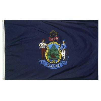 8ft. x 12ft. Maine Flag