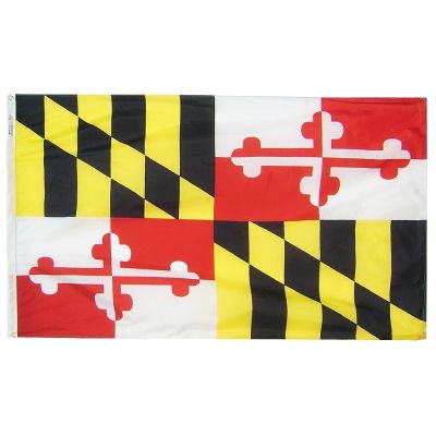 4ft. x 6ft. Maryland Flag with Brass Grommets