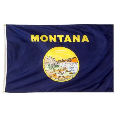 3ft. x 5ft. Montana Flag with Brass Grommets
