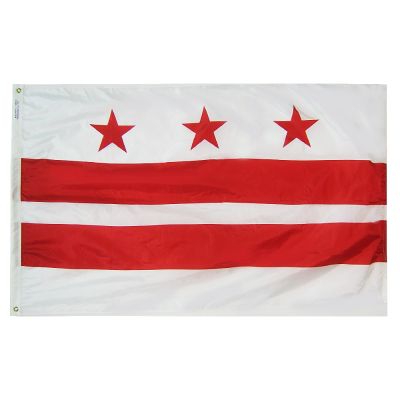 2ft. x 3ft. District of Columbia Flag with Brass Grommets