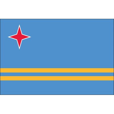 2ft. x 3ft. Aruba Flag for Indoor Display