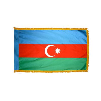4ft. x 6ft. Azerbaijan Flag for Parades & Display with Fringe