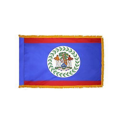 4ft. x 6ft. Belize Flag for Parades & Display with Fringe