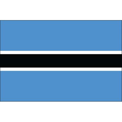 2ft. x 3ft. Botswana Flag for Indoor Display