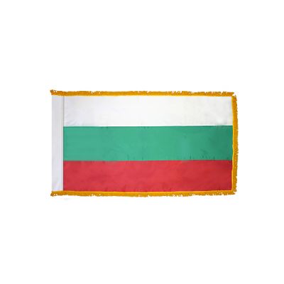 4ft. x 6ft. Bulgaria Flag for Parades & Display with Fringe