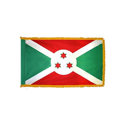 4ft. x 6ft. Burundi Flag for Parades & Display with Fringe