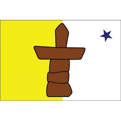 3ft. x 6ft. Nunavut Flag with Brass Grommets