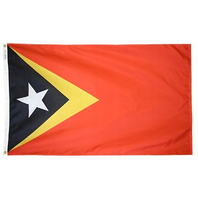 4ft. x 6ft. East Timor Flag with Brass Grommets