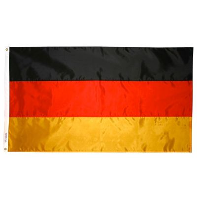 4ft. x 6ft. Germany Flag w/ Line Snap & Ring