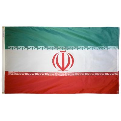 3ft. x 5ft. Iran Flag with Brass Grommets