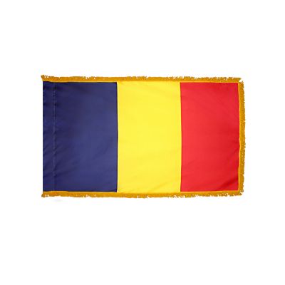 4ft. x 6ft. Chad Flag for Parades & Display with Fringe