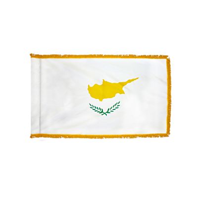 4ft. x 6ft. Cyprus Flag for Parades & Display with Fringe