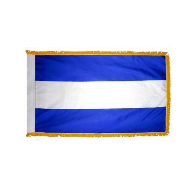 4ft. x 6ft. El Salvador Flag No Seal Indoor with Fringe