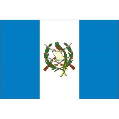 2ft. x 3ft. Guatemala Flag Seal for Indoor Display