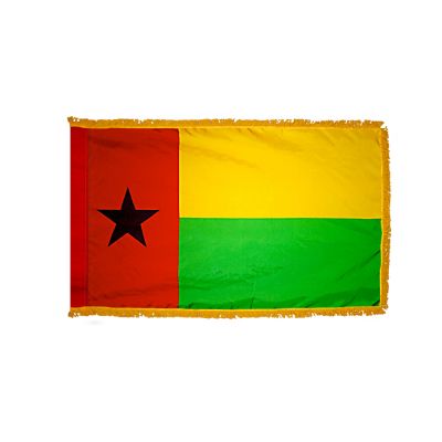 3ft. x 5ft. Guinea-Bissau Flag for Parades & Display with Fringe