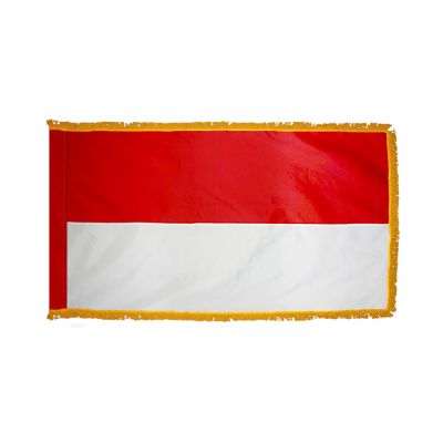 3ft. x 5ft. Indonesia Flag for Parades & Display with Fringe