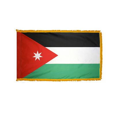 3ft. x 5ft. Jordan Flag for Parades & Display with Fringe