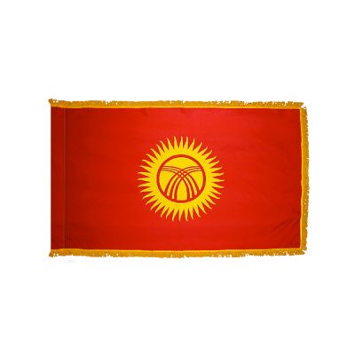 4ft. x 6ft. Kyrgyzstan Flag for Parades & Display with Fringe