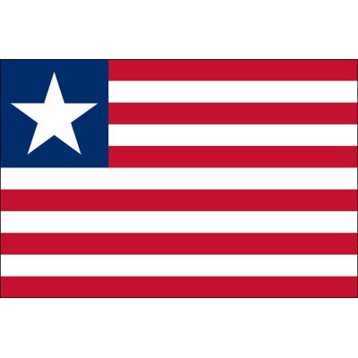 3ft. x 5ft. Liberia Flag for Parades & Display