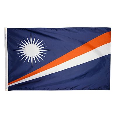 2ft. x 3ft. Marshall Island Flag with Canvas Header