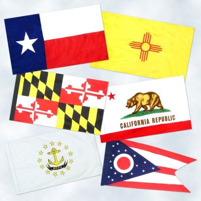 3 ft. x 5 ft. 50 States Flags Set Indoor & Outdoor