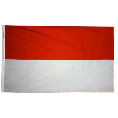4ft. x 6ft. Monaco Flag with Brass Grommets
