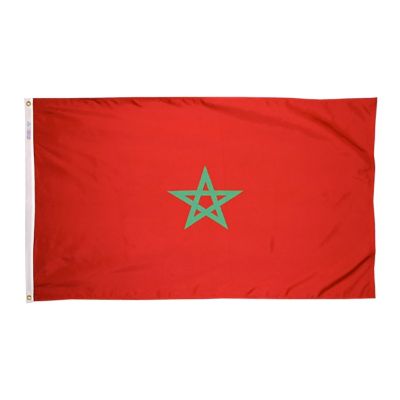 4ft. x 6ft. Morocco Flag with Brass Grommets