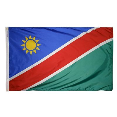 2ft. x 3ft. Namibia Flag with Canvas Header