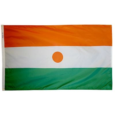2ft. x 3ft. Niger Flag with Canvas Header