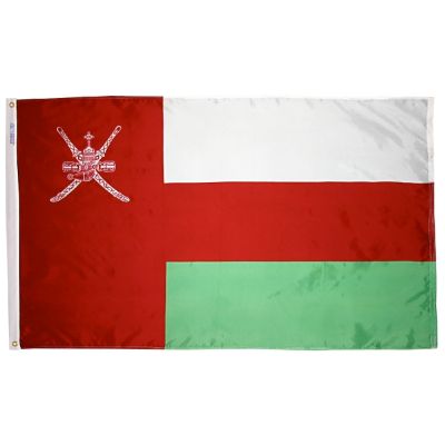 4ft. x 6ft. Oman Flag with Brass Grommets