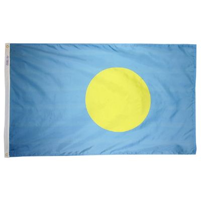 2ft. x 3ft. Palau Flag with Canvas Header