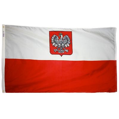 3ft. x 5ft. Poland w/Eagle Flag with Brass Grommets