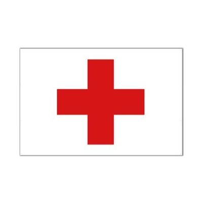 5 ft. x 8 ft. Red Cross Flag
