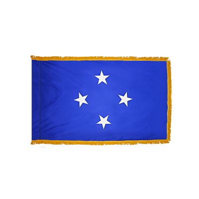 3 ft. x 5 ft. Micronesia Flag Indoor and Parade with Fringe