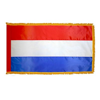 2ft. x 3ft. Netherlands Flag Fringed for Indoor Display