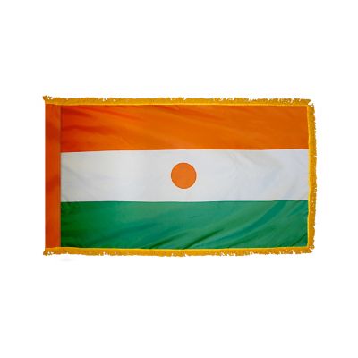 4ft. x 6ft. Niger Flag for Parades & Display with Fringe