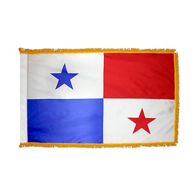2ft. x 3ft. Panama Flag Fringed for Indoor Display