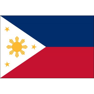 2ft. x 3ft. Philippines Flag for Indoor Display