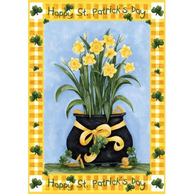 Lucky Daffodils House Flag
