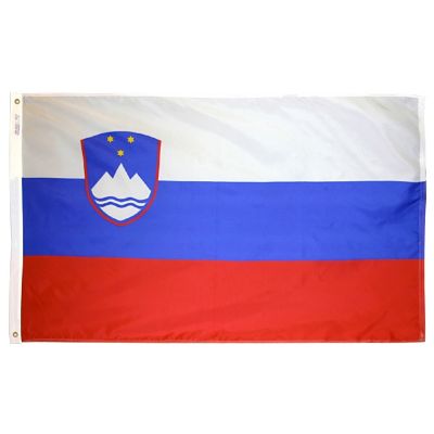 4ft. x 6ft. Slovenia Flag with Brass Grommets