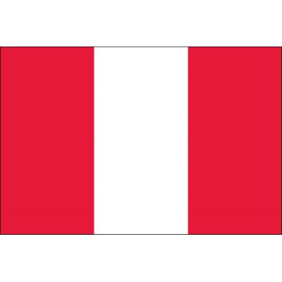 4ft. x 6ft. Peru Flag No Seal for Parades & Display